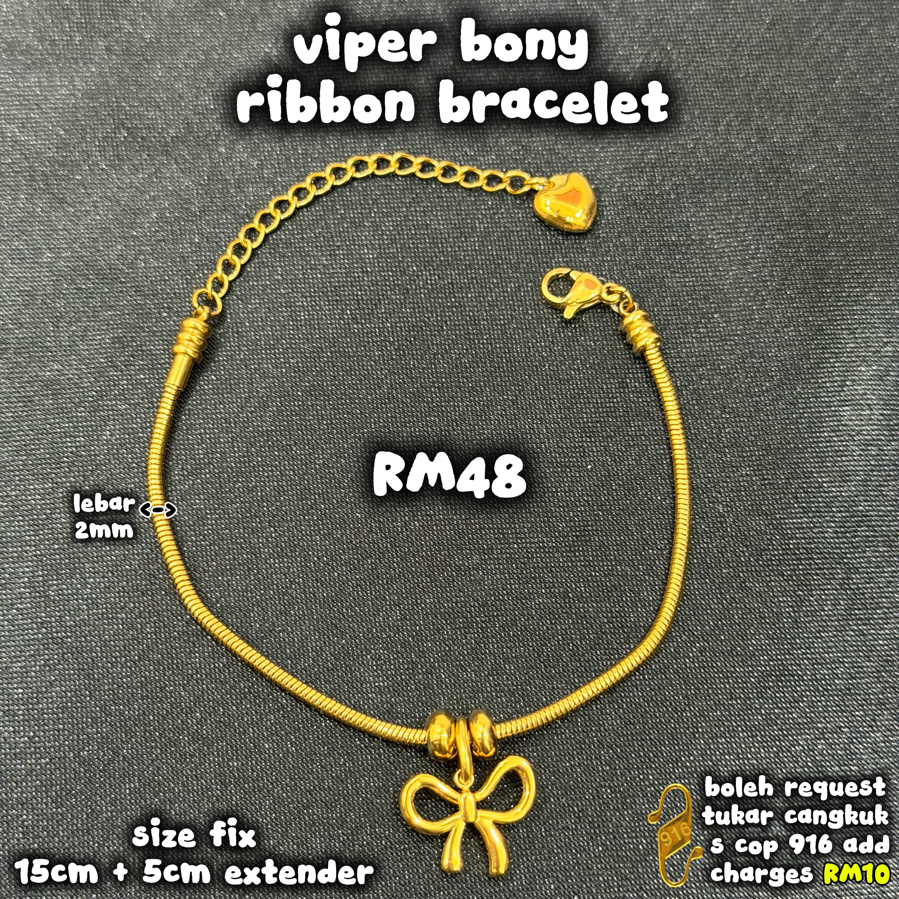 Fix length bracelet