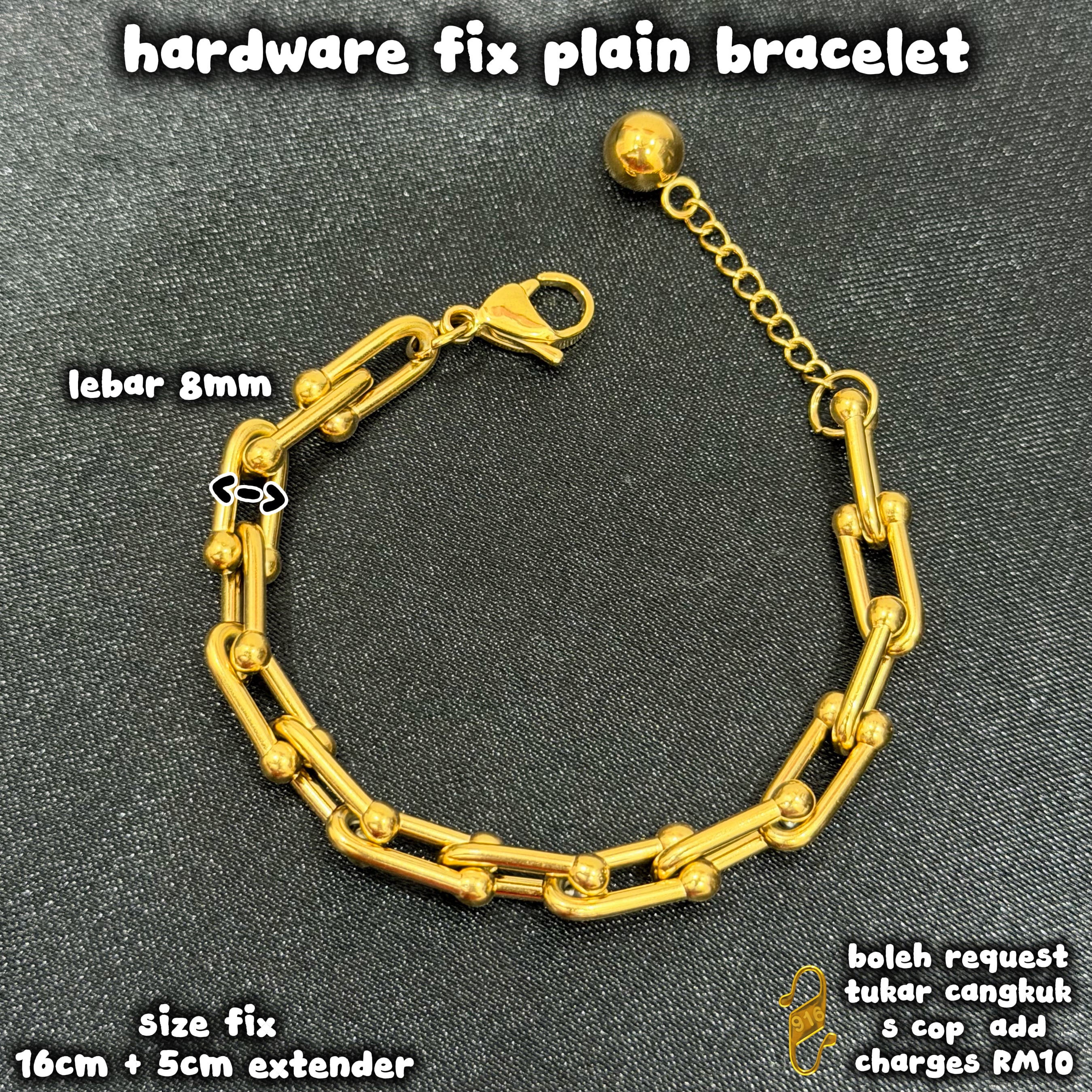 Fix length bracelet