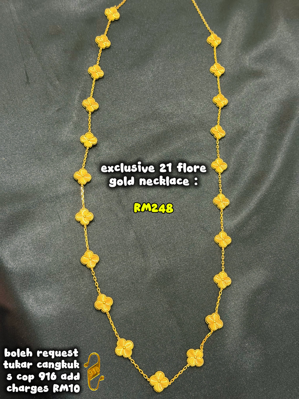 Exclusive 21 flore gold