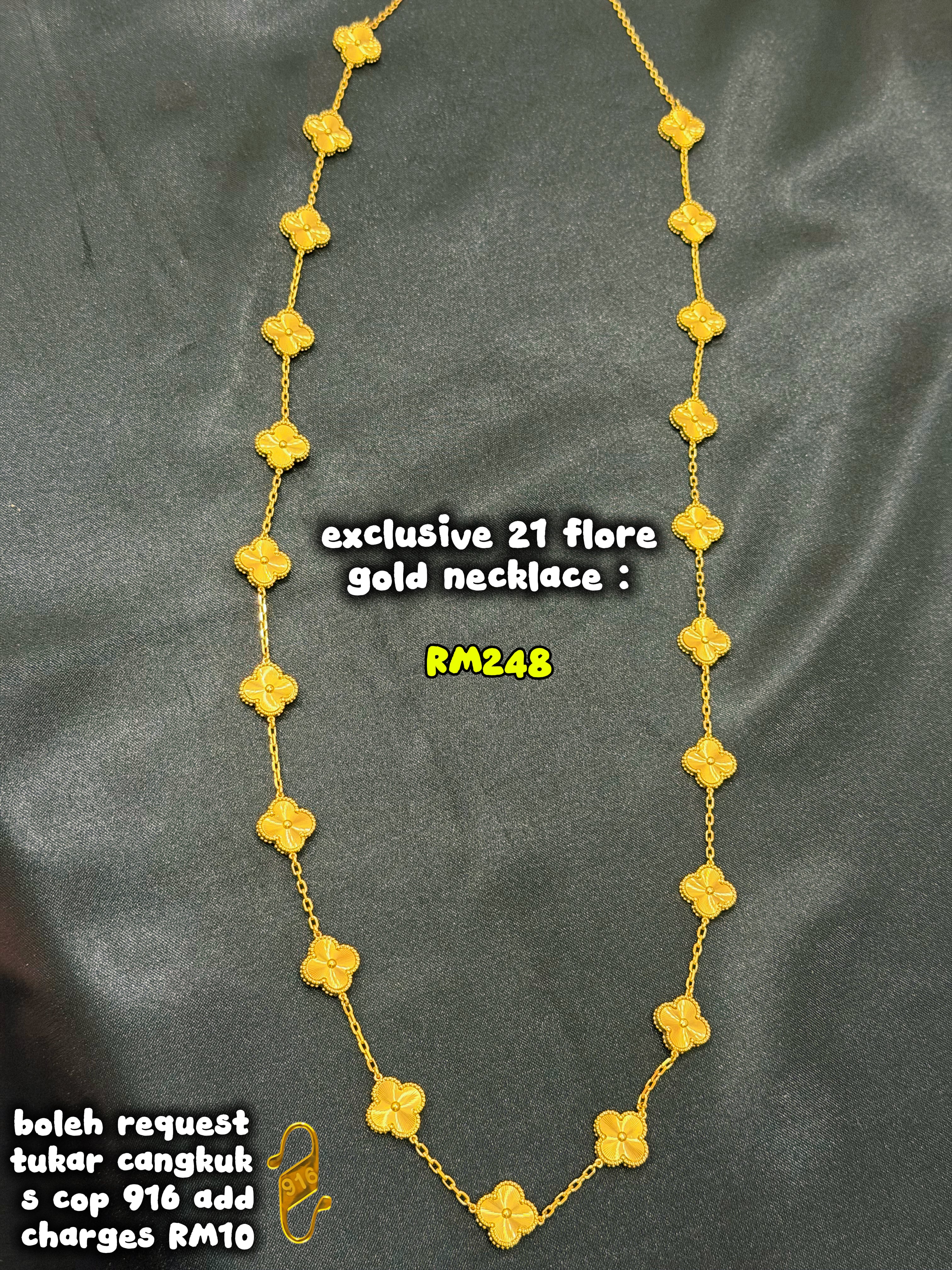 Exclusive 21 flore gold