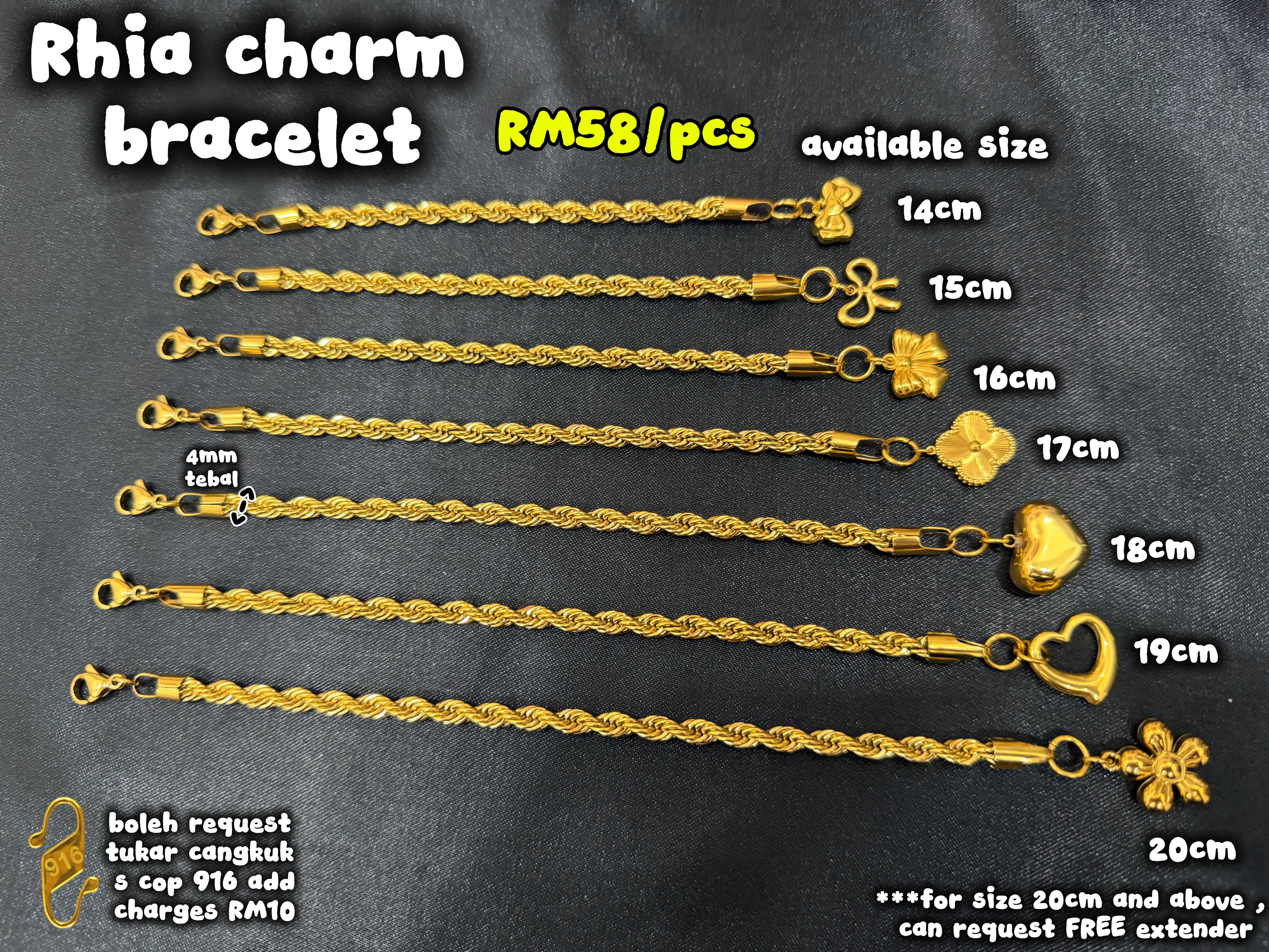 Rhia charm bracelet