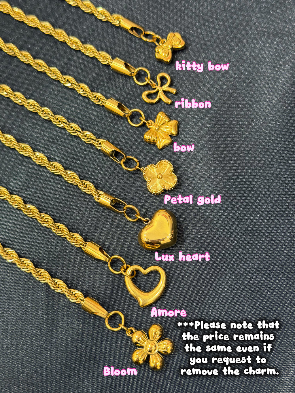 Rhia charm bracelet